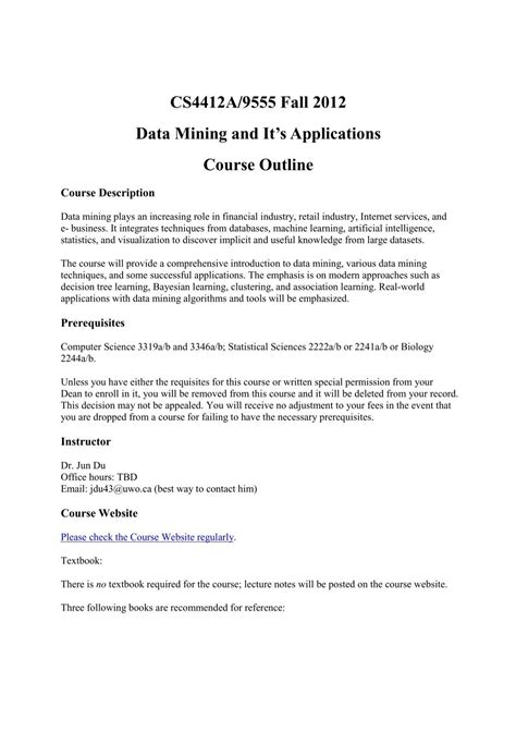 Image result for Computer Science Course Outline