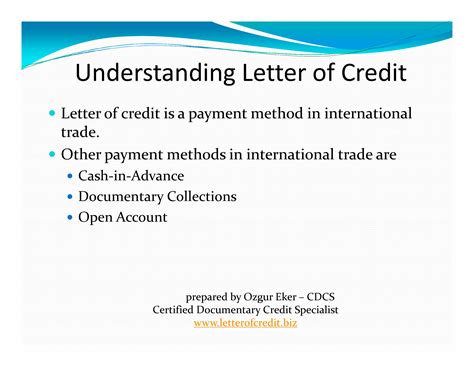 Image result for Letter of Credit Explained