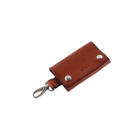 Buy Aditi Wasan Two Tone Brown Textured Keyholder Online