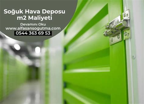 Soğuk Hava Deposu M2 Maliyeti | Alfasan Soğutma