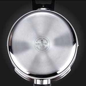 Buy Bergner Argent Elements Triply 1.5 L Pressure Cooker with 3 Safety ...