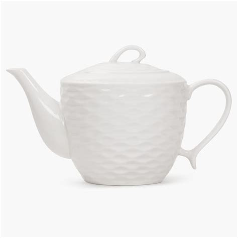 Buy Brook White Solid Ceramic Microwave Safe Tea Pot - 1000 ml from ...