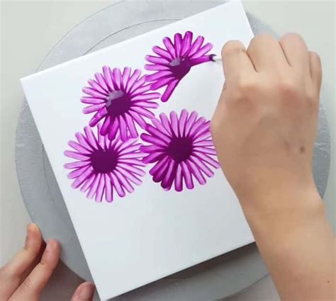Image result for Acrylic Flower Painting Tutorial