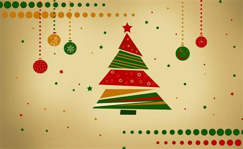 Vintage Christmas Tree Background