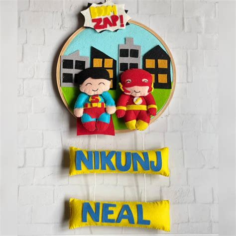 Boom Zap Customized Name Plate Wall Hanging