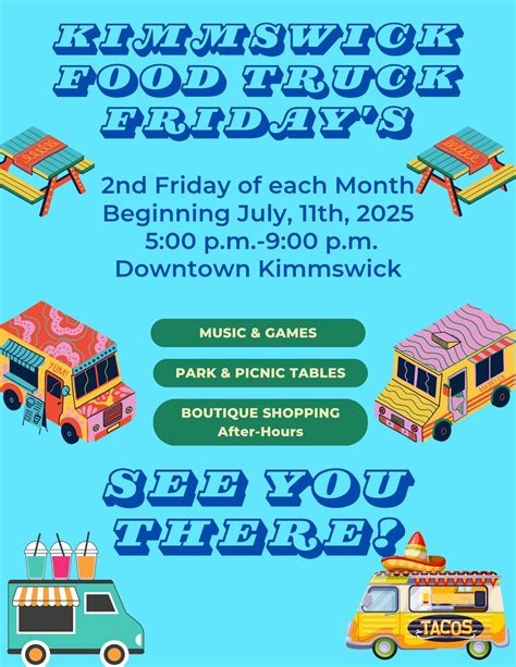 Kimmswick Food Truck Fridays, 6041 Third St, Kimmswick, MO, Imperial ...