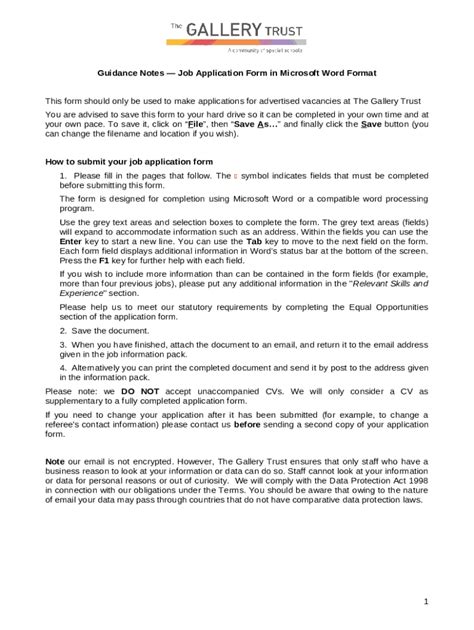 How to Create a Job Application in MS Word Using Tables Doc Template ...