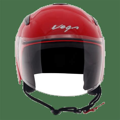 VEGA Orion Dx Red Half Face Helmet – Sparkly Helmets