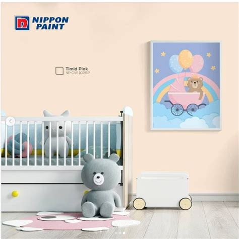 Jual CAT TEMBOK INTERIOR DAN EKSTERIOR NIPPON PAINT - TIMID PINK ...