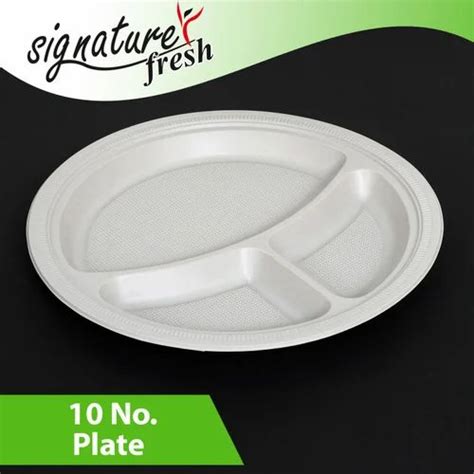 Bagasse Disposable Plate - 10 3cp Round Disposable Plate Trader ...