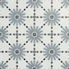 Artmore Tile Agave Daisy Blue 9-in x 9-in Matte Porcelain Encaustic ...