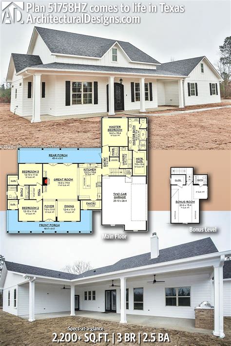 Farmhouse Plans With Basement