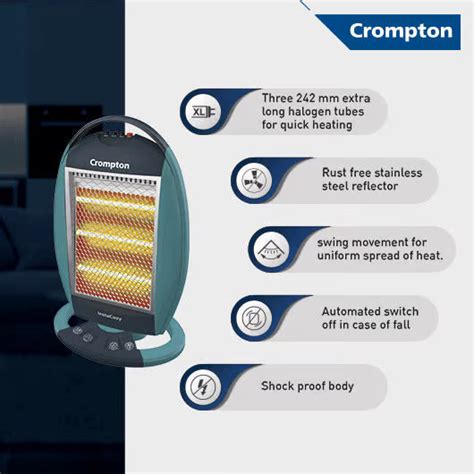 What is a Halogen Heater? Working & Safety Tips | Crompton
