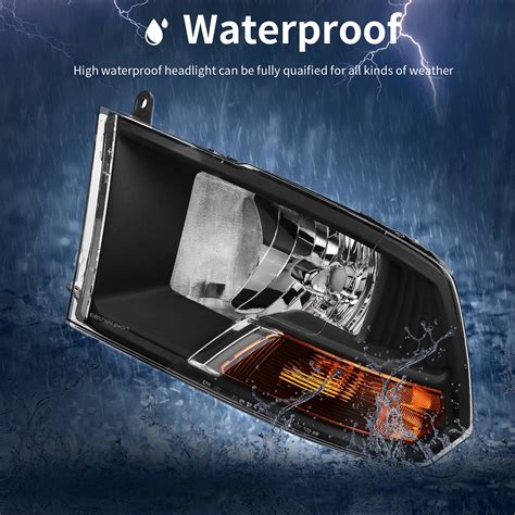 LSAILON Headlight Assembly Replacement Fit For 2009-2010 For Toyota ...