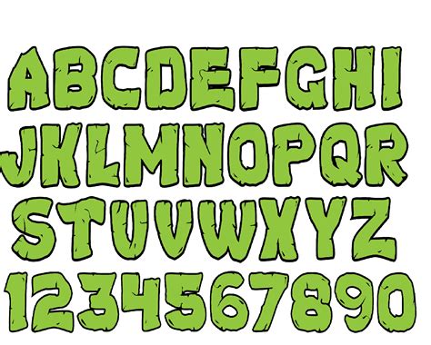 Ninja Turtles Font SVG Ninja Turtle Alphabet Cricut Font - Etsy