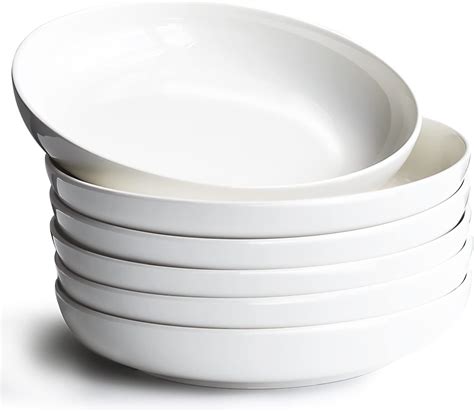 Amazon.com | DeeCoo 7 Pack Porcelain Pasta Bowls Ceramic , Large ...