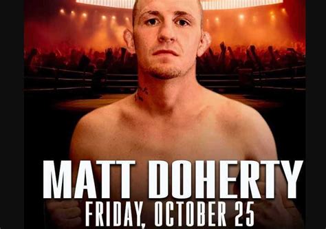 Matthew Doherty vs Eric Palmer - Date, Start time, Fight Card, Location ...