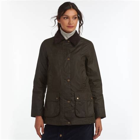 Barbour Fiddich Women's Waxed Jacket | Olive – Allweathers