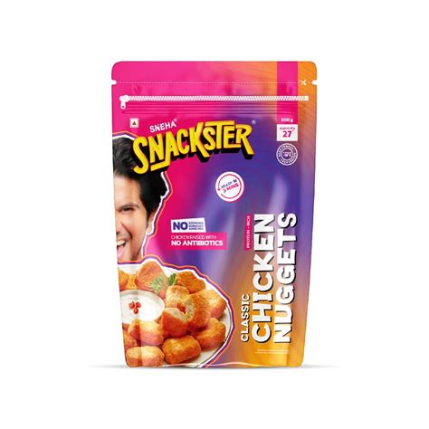 Sneha Snackster Classic Chicken Nuggets-500g : Amazon.in: Grocery ...