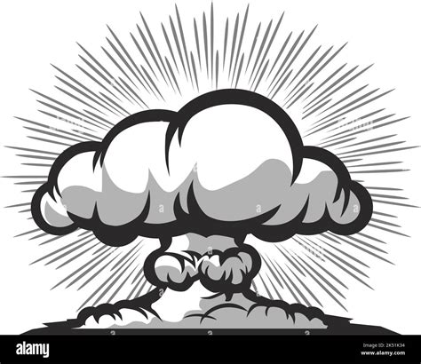 Mushroom Cloud Drawing