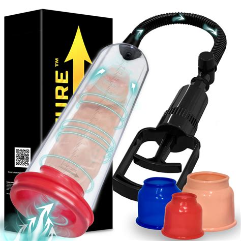 Amazon.com: Men’s Penis Pump Get Stronger, Bigger, Thicker & Long-Lasting Erection, Male Vacuum ...