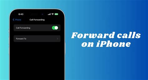 How to Forward Calls on iPhone in 3 Easy Steps - Appuals