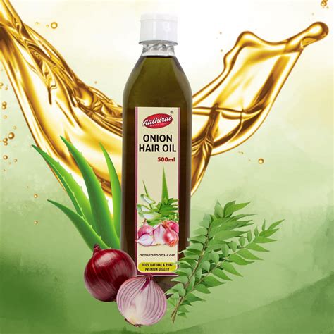 Onion Hair Oil | Cold-Pressed | Order Online - 500 ML – Aathirai Foods ...