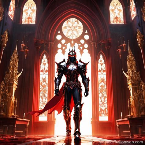 Holy Knight Possessed by a Demon | Stable Diffusion Online