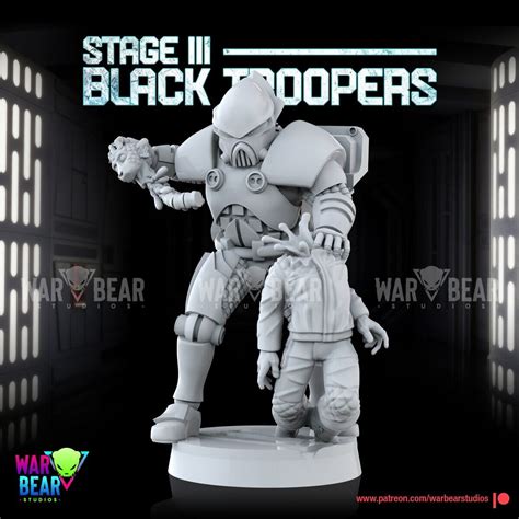 Star Wars Legion Dark Trooper Squad - 3d printed India | Ubuy