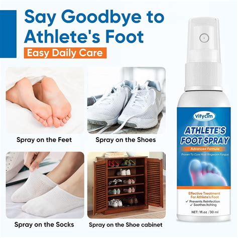 Effective Athlete's Foot Spray for Itching and Odor Removal - Fungi ...