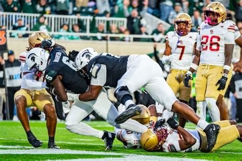 Michigan State football live updates recap: Spartans down Boston ...