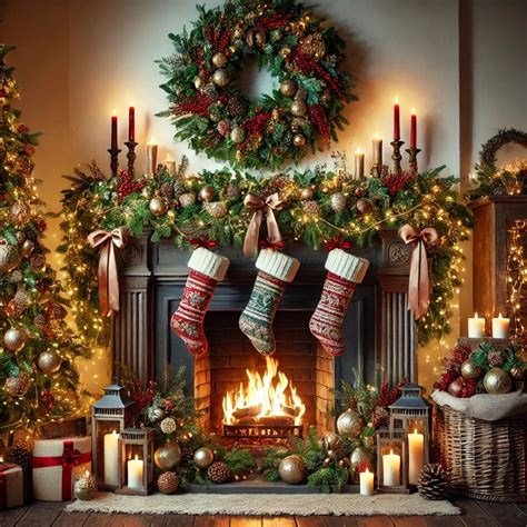20 Beautiful Christmas Fireplace Decor Ideas to Enhance the Festive Fo ...