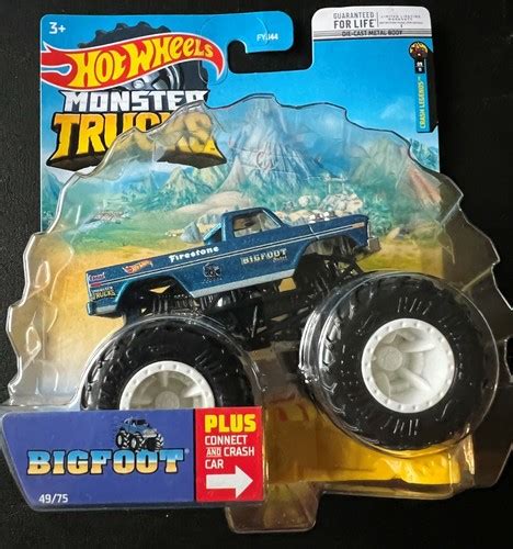 Hot Wheels Monster Trucks BIGFOOT Crash Legends India | Ubuy