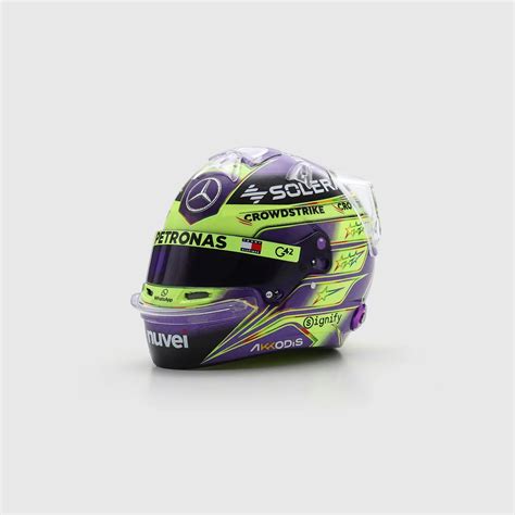 Lewis Hamilton Mercedes 2024 British GP Helmet 1:5 – TheRaceFans
