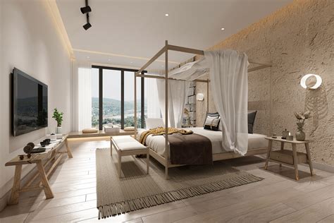 中式名宿客房 - 效果图交流区-建E室内设计网