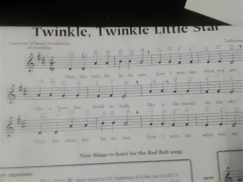 Twinkle Twinkle Little Star Sheet Music