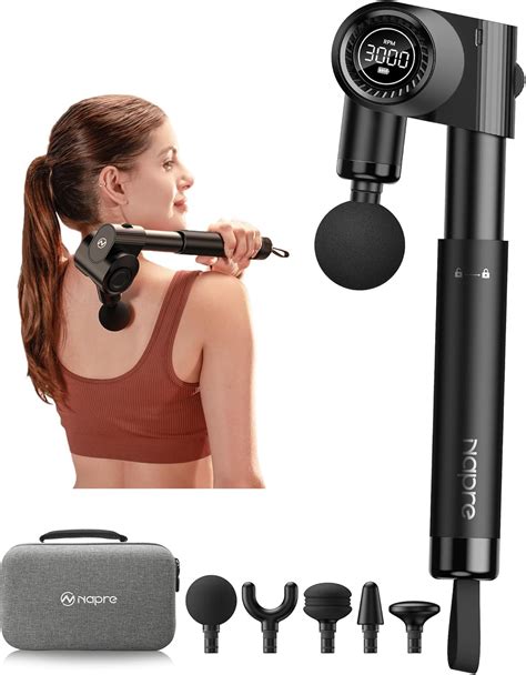 Napre Massage Gun Muscle Percussion Massager with 32 Speeds Massage Gun ...