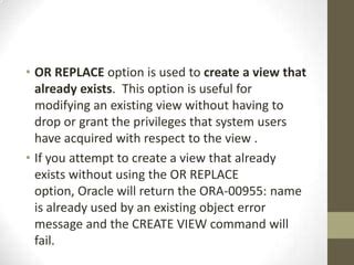 Image result for Check Option in Oracle View