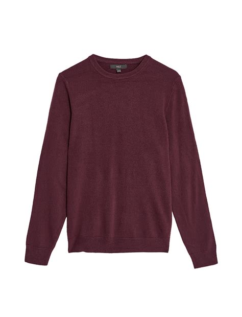 Buy Pure Acrylic Stripes Round Neck Jumper at Marks & Spencer