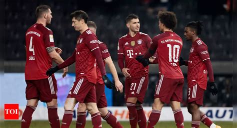 Bayern thrash Hertha in Berlin to restore six-point lead in Germany ...