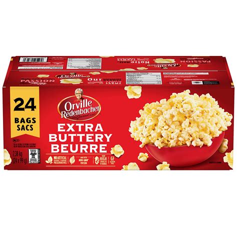 Orville Redenbacher Extra Butter Popcorn Nutrition Facts at James ...