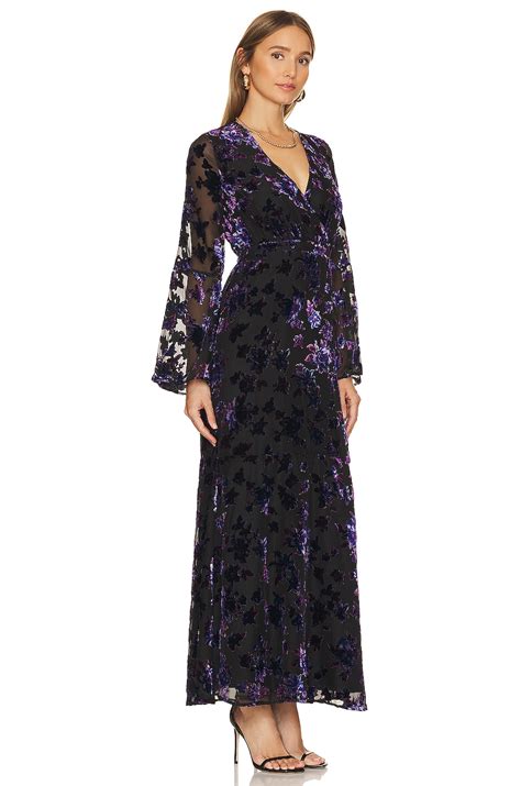 House of Harlow 1960 x REVOLVE Luelle Maxi Dress in Black & Purple ...