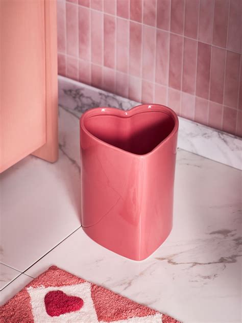 Buy Pink Heart Shaped Bin from Next India