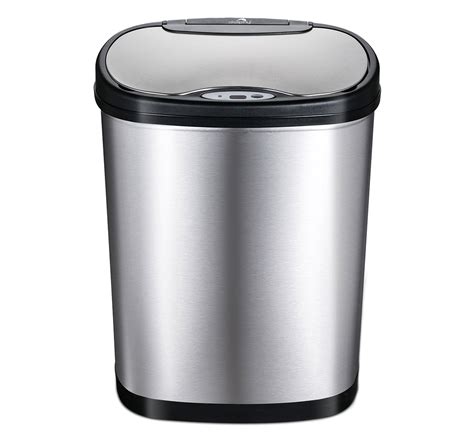 42L Automatic High Tech Stainless Steel Trash Bins by Dolphy.in