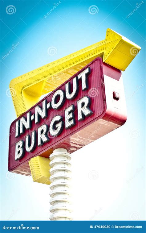 In-n-out burger editorial image. Image of chain, southwest - 47040030