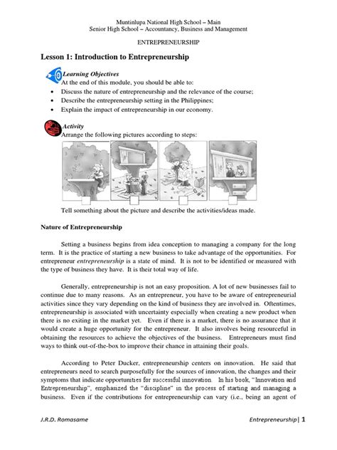 Entrepreneurship Module 1 PDF 的图像结果