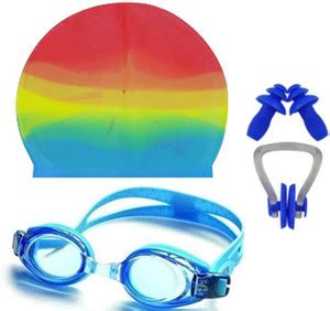 iamalot Anti Fog Goggles| Silicon Cap| Earplugs With Nose Clip Swimming ...