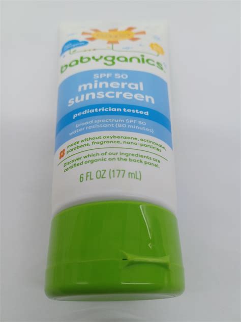 BBY12108EA - Babyganics Mineral-Based Sunscreen Lotion, 50 SPF, 6 oz | eBay