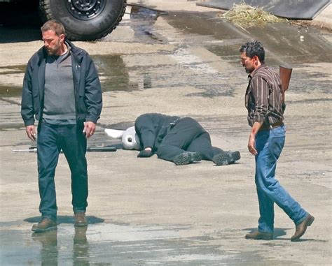 Ben Affleck Filming Pivotal Scene for New Netflix Movie 'Animals' in Los Angeles