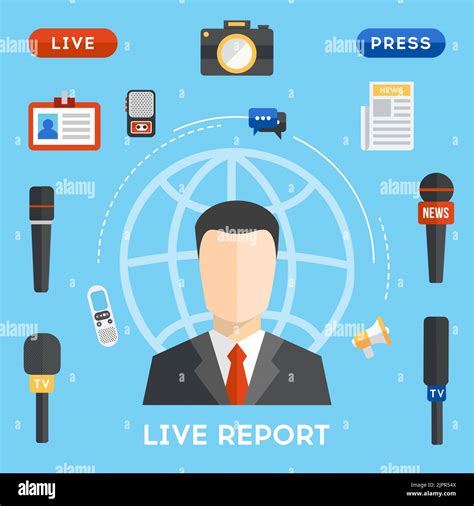 ETF News Live - ETF Report Vector Art Vector Art